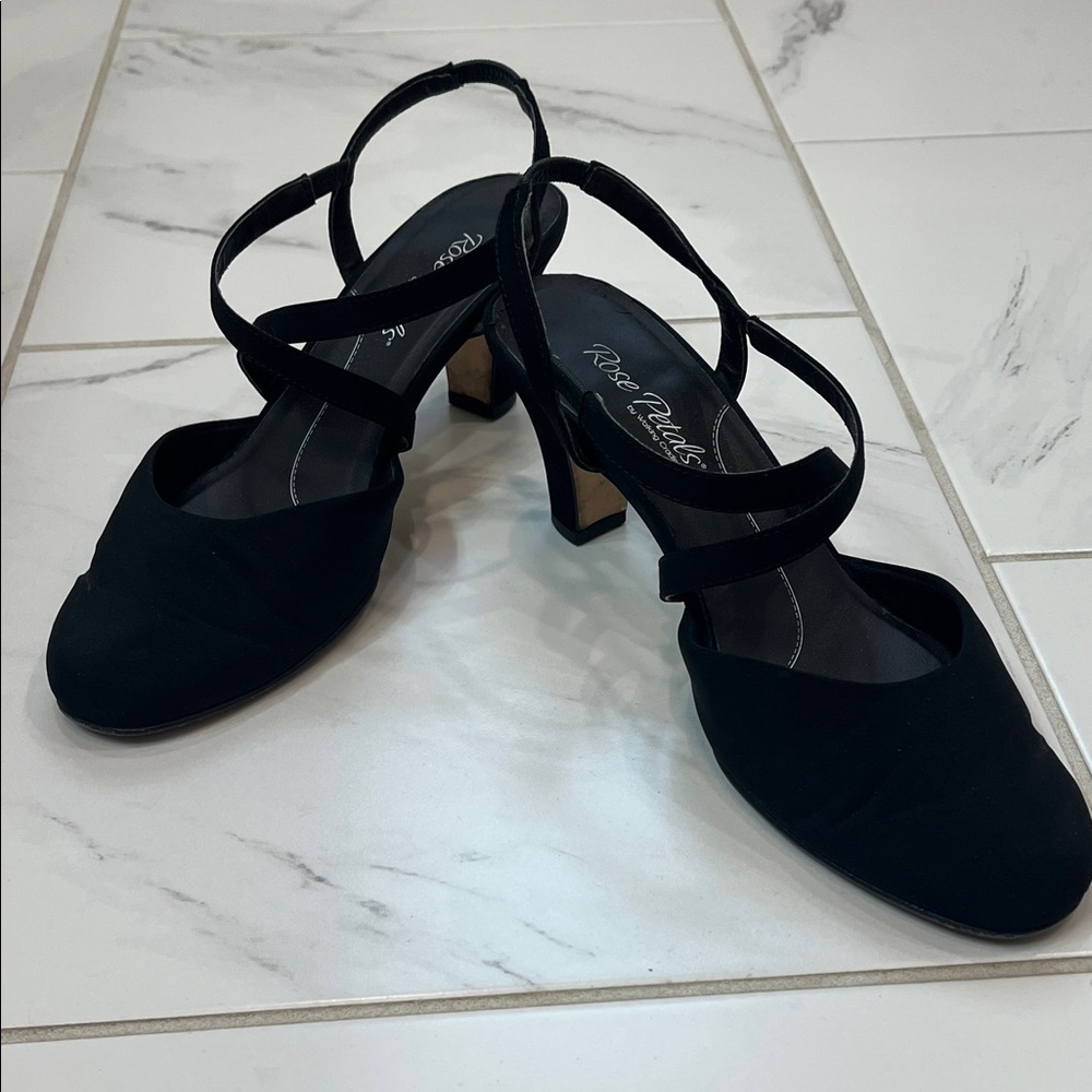 Black Strappy Heels